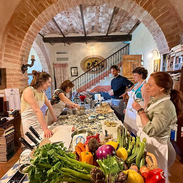 Cooking class at Podere Cunina 2